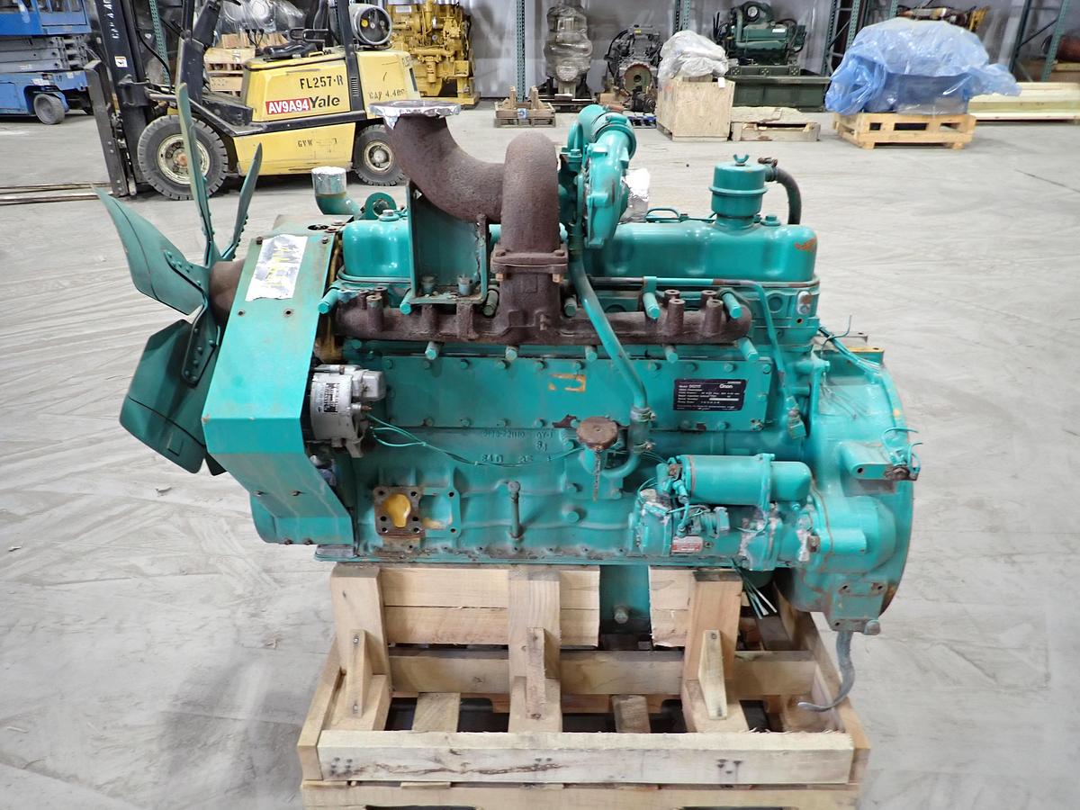 Used Komatsu S6D110-1 Turbo Diesel Engine 1401 HOURS!