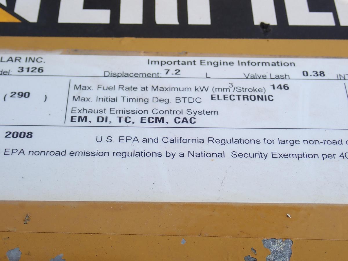 Used 2008 CAT 3126B Diesel Engine AR 211-9442
