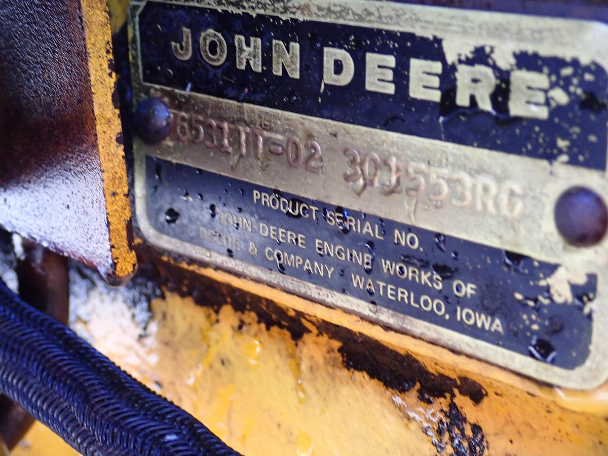 Used John Deere 6531TT-02 Turbo Diesel Engine