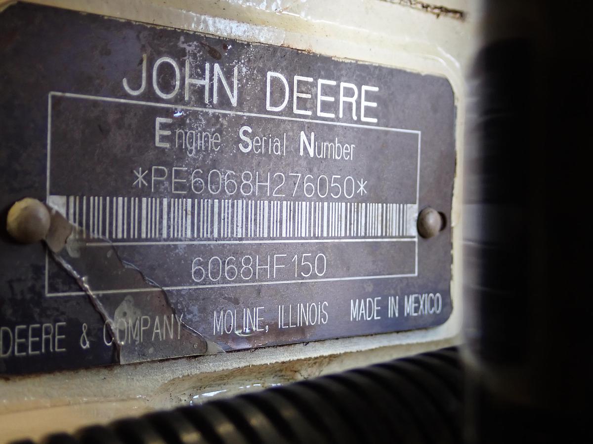 Used John Deere 6068HF150 Diesel Engine 450 HOURS