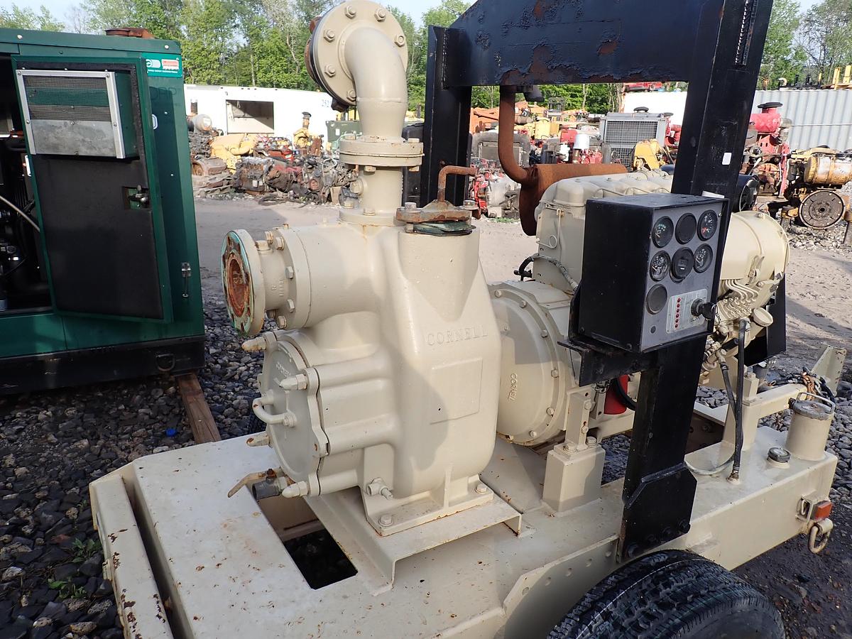 Used 2012 Cornell 6STX 6" Water Pump TRAILER TOWABLE