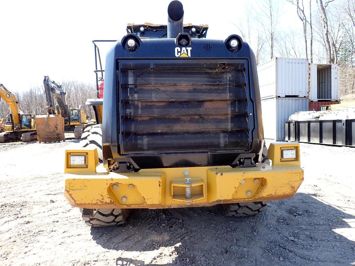 Used 2019 CAT 966M Wheel Loader Q/C & FORKS