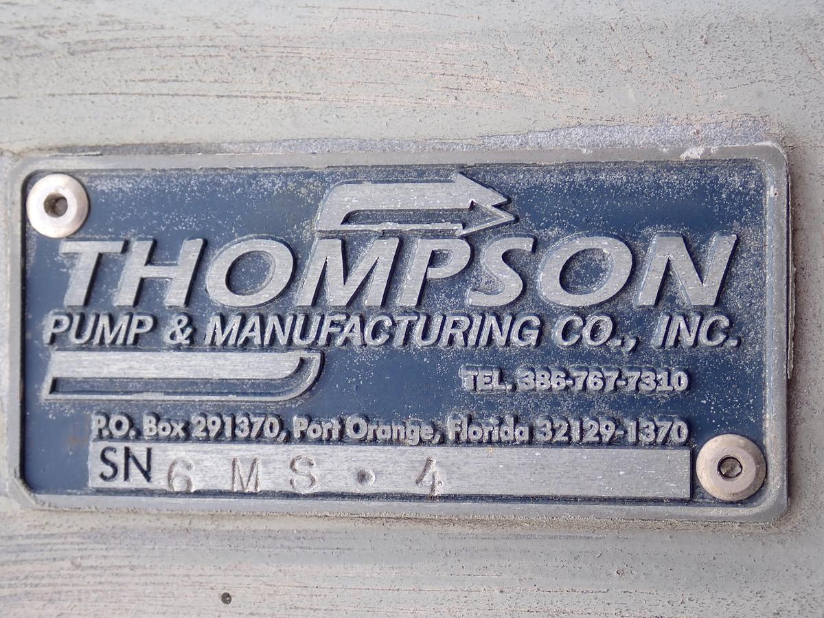 Used Thompson 6MS 6x4 High Pressure Multi Stage Water Pump