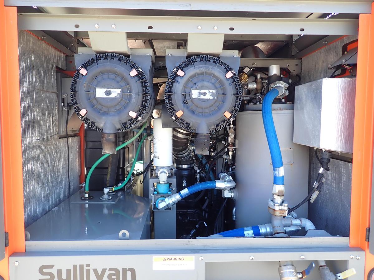 Used 2023 Sullivan Palatek D375PHJD4 375 CFM Air Compressor