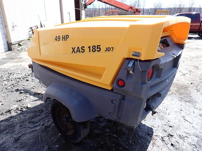 Used 2013 Atlas Copco XAS185JD7 185 CFM Air Compressor