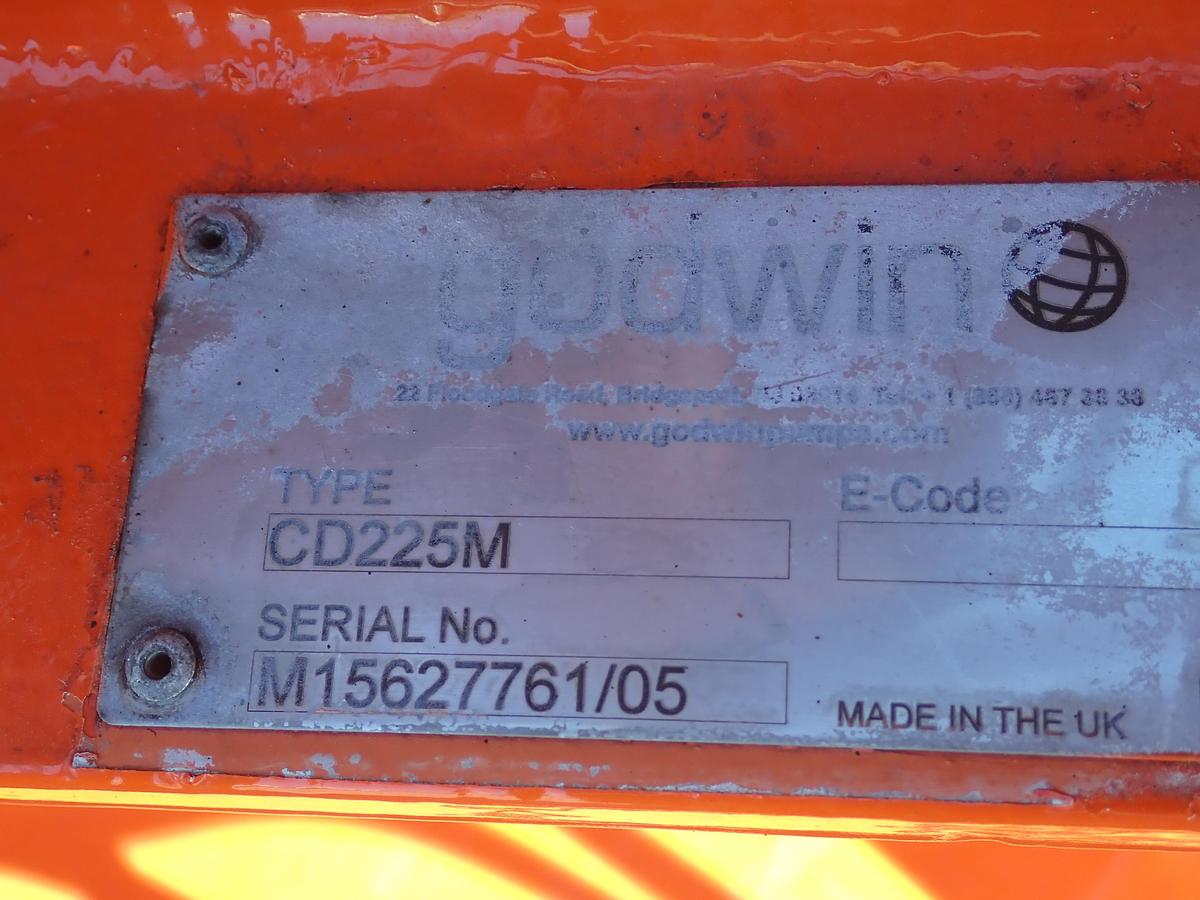 Used 2015 Godwin CD225M 8" Water Pump