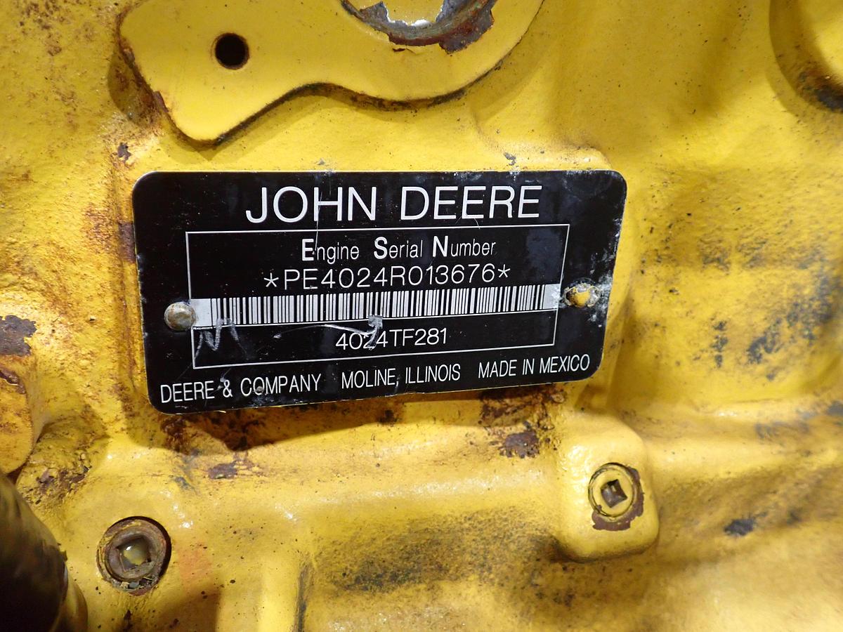 Used 2008 John Deere 4024TF281 Diesel Engine