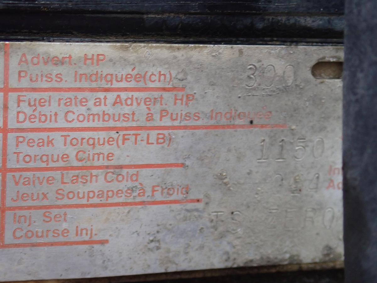 Used 1993 Cummins LTA10-300 Diesel Truck Engine CPL 1558