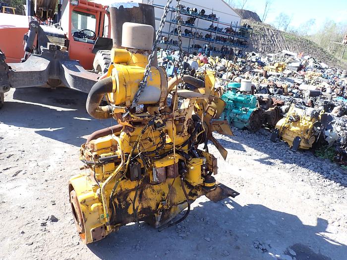 Used John Deere 6414 Turbo Diesel Engine RUNS EXC. VIDEO! 655B 750 Dozer Crawler