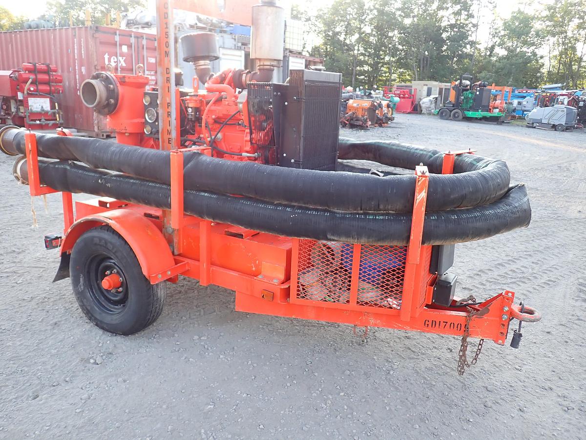 Used 2017 Godwin CD150M 6" Water Pump JOHN DEERE DIESEL