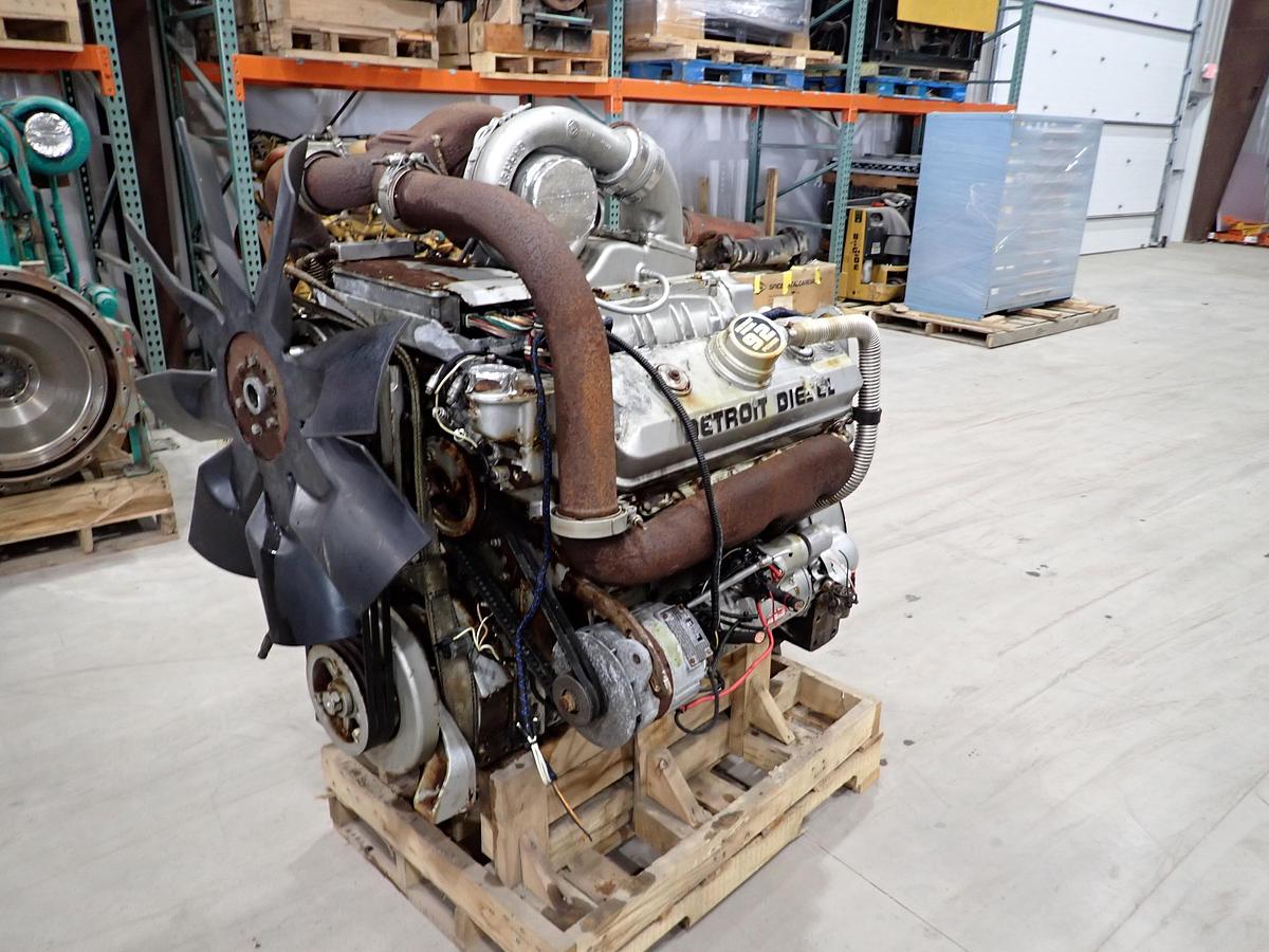 Used 1994 Detroit Diesel 8V92TA DDEC Engine 8087-7K40
