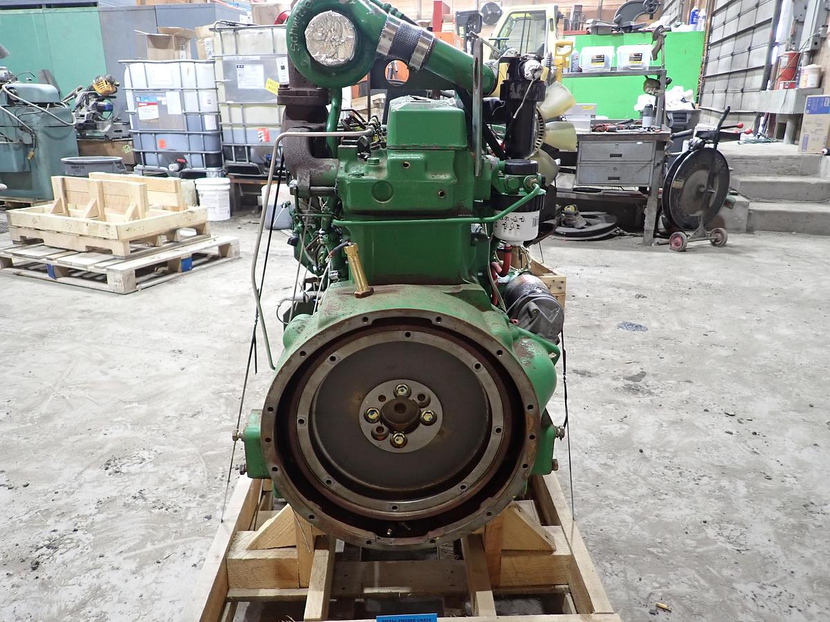 Used John Deere 4045TF151 Turbo Diesel Engine 744 HOURS!