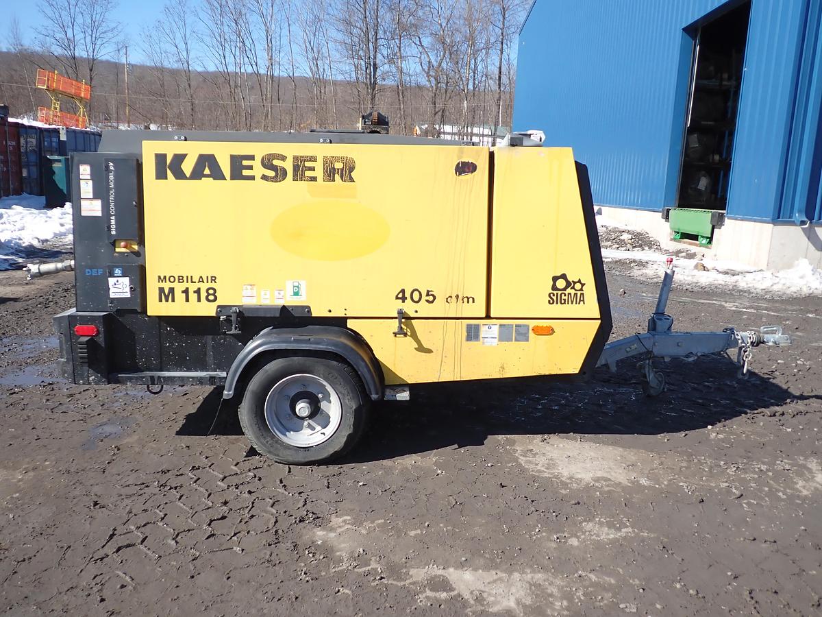 Used 2022 Kaeser M118 Mobilair 405 CFM Air Compressor 