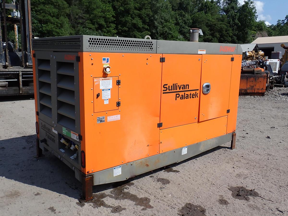 Used 2019 Sullivan Palatek D400PHHJD4AF 400 CFM Air Compressor 168 HOURS