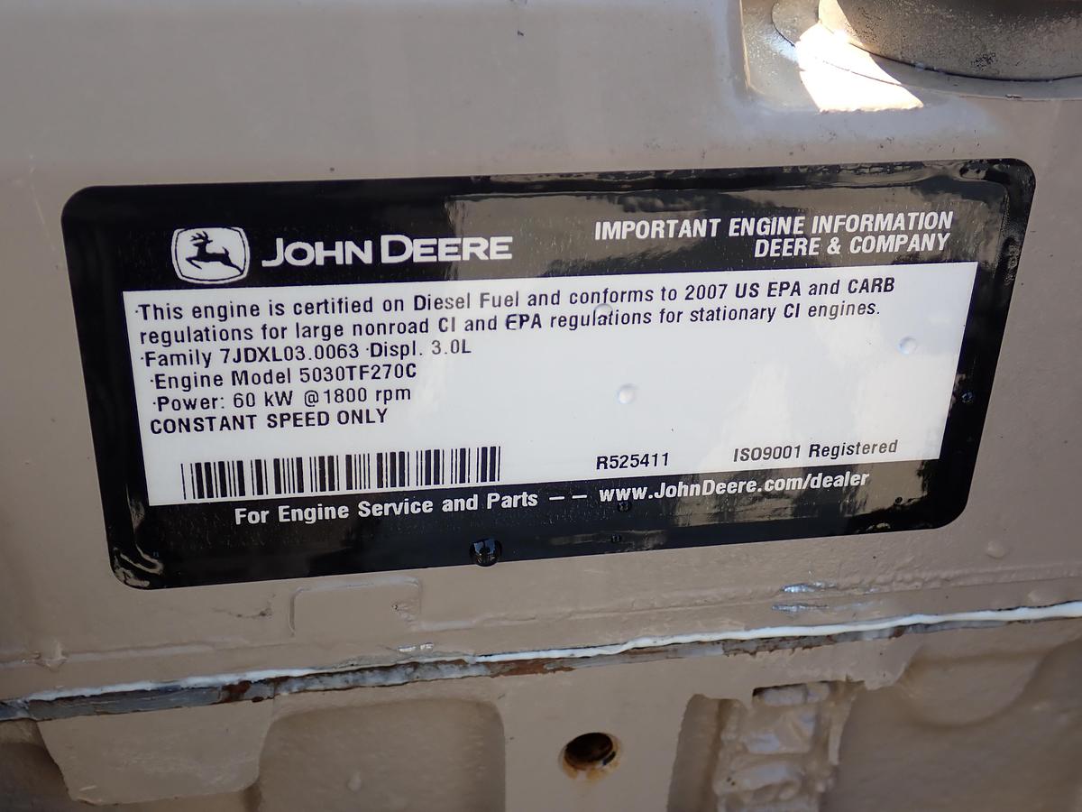 Used 2007 John Deere 5030TF270 Diesel Engine 342 HOURS!