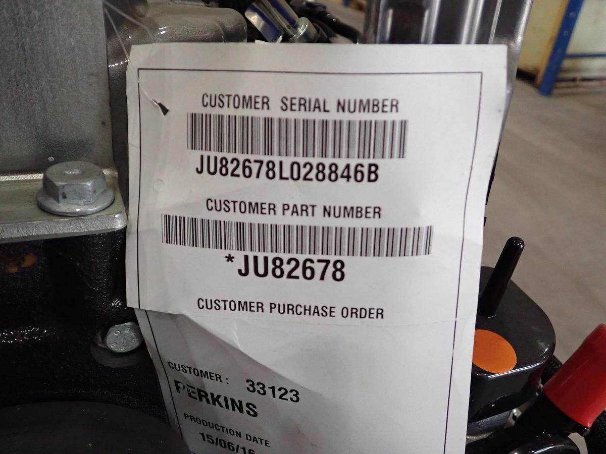 2016 Perkins 854F-E34TA Diesel Engine UNUSED SURPLUS JU82678
