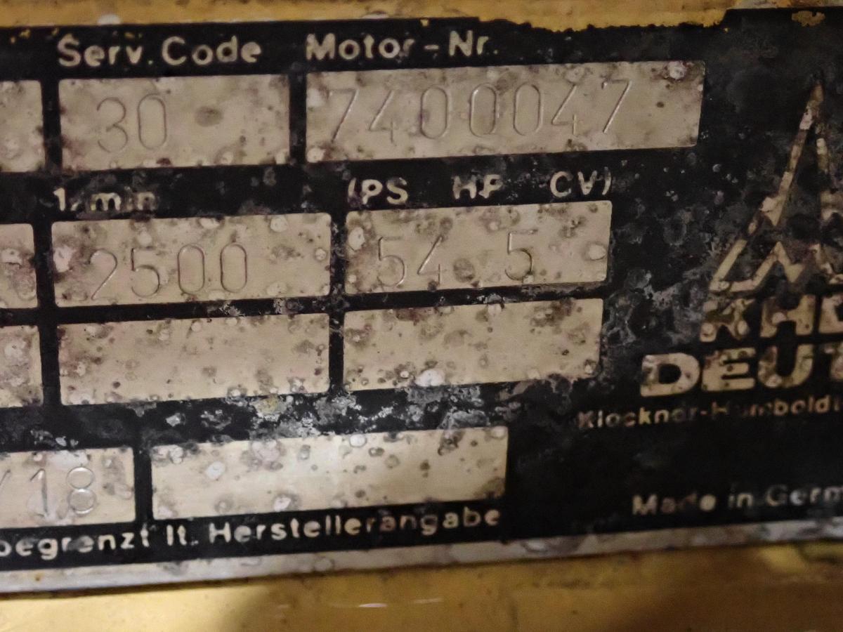 Used Deutz F3L912