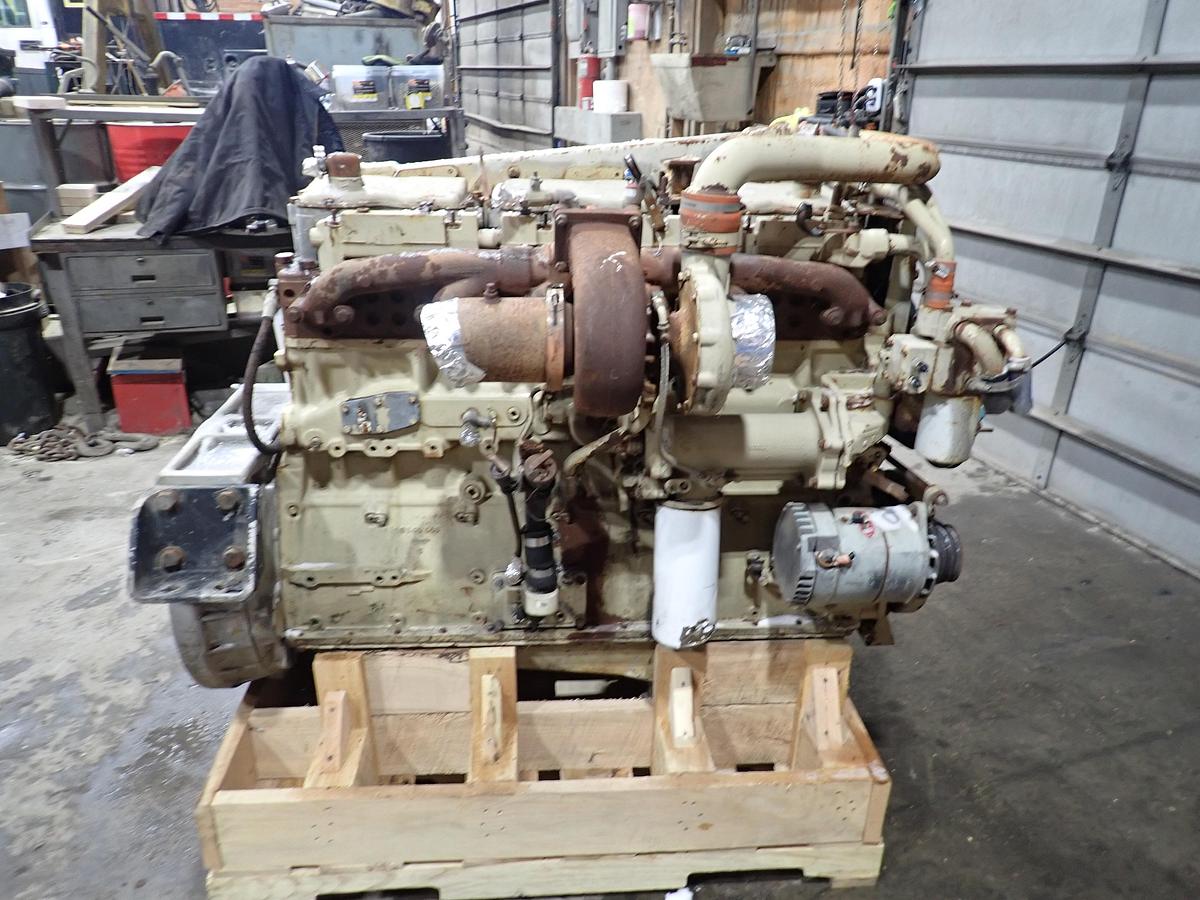 Used 1987 Cummins NTC365 Big Cam IV Diesel Engine LOW FLOW CPL 833