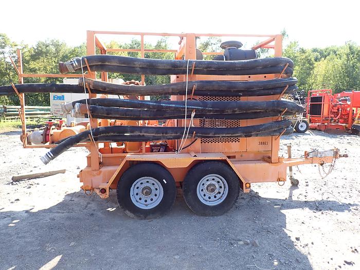 Used 2012 Pioneer SC108S17 10X8 Towable Water Pump