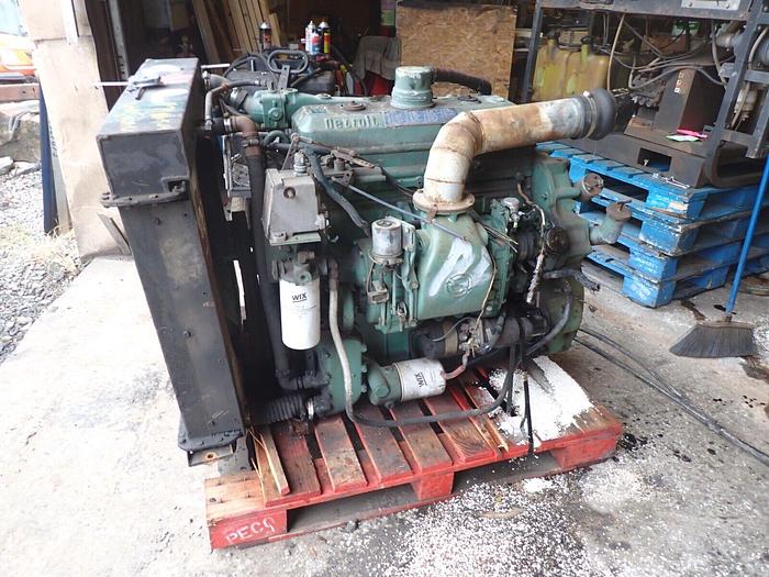 Used Detroit Diesel 4-71 Engine SUPER LOW HOURS! REMAN! Military 471 GM