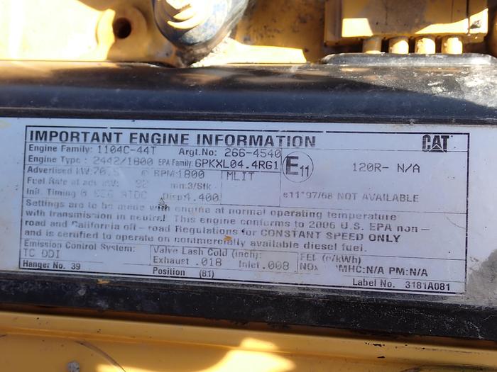 Used 2006 CAT 3054C Turbo Diesel Engine A/R 266-4540
