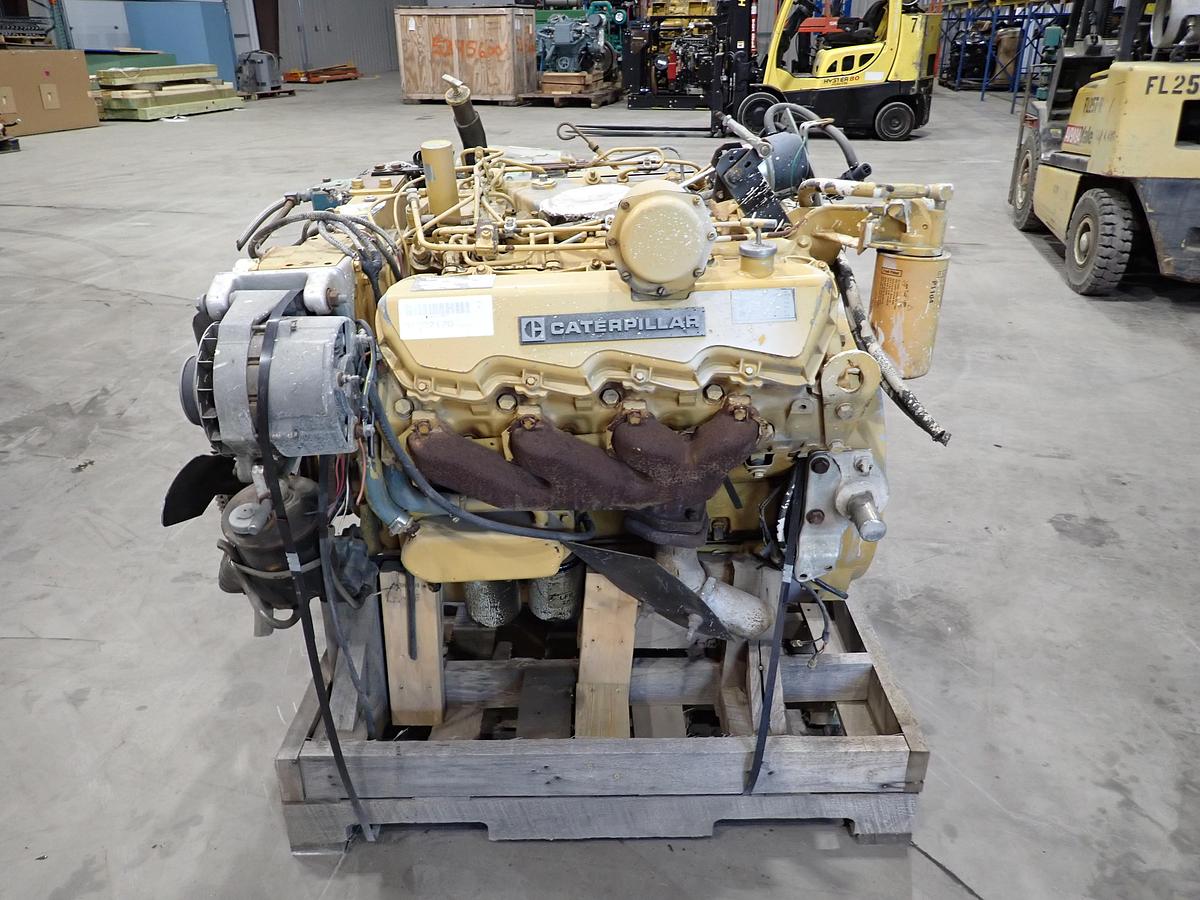 Used 1986 CAT 3208 Diesel Engine 16K MILES! AR # 7C-1553