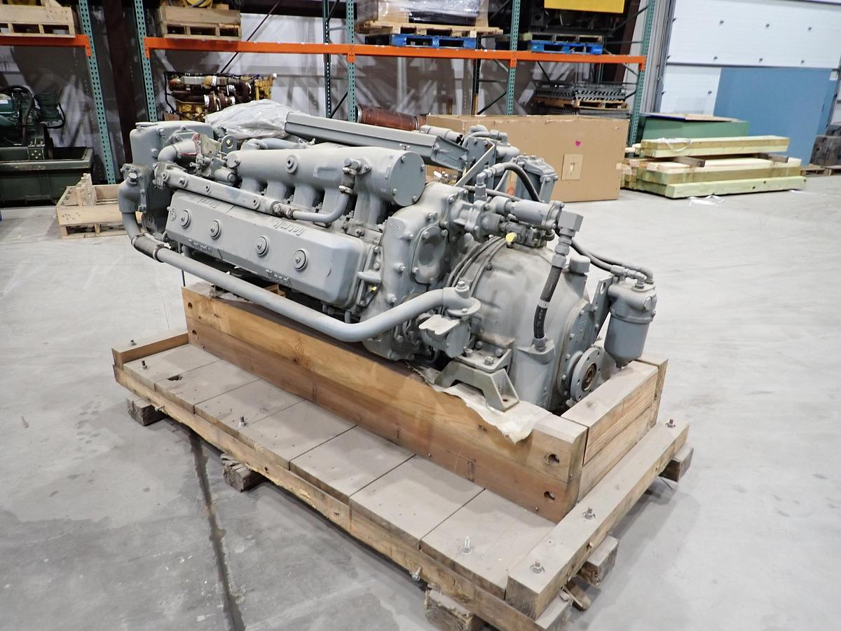Detroit Diesel 6-71 Marine Engine GOV'T SURPLUS REBUILD W/ MARINE GEAR