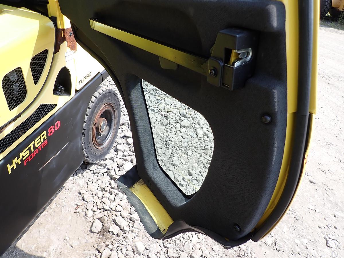 Used 2015 Hyster H80FT Diesel Forklift LOW HOURS! POSITIONERS!