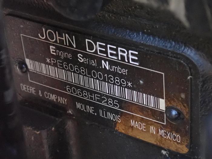 Used 2006 John Deere 6068HF285 LOW HOUR Diesel Power Unit
