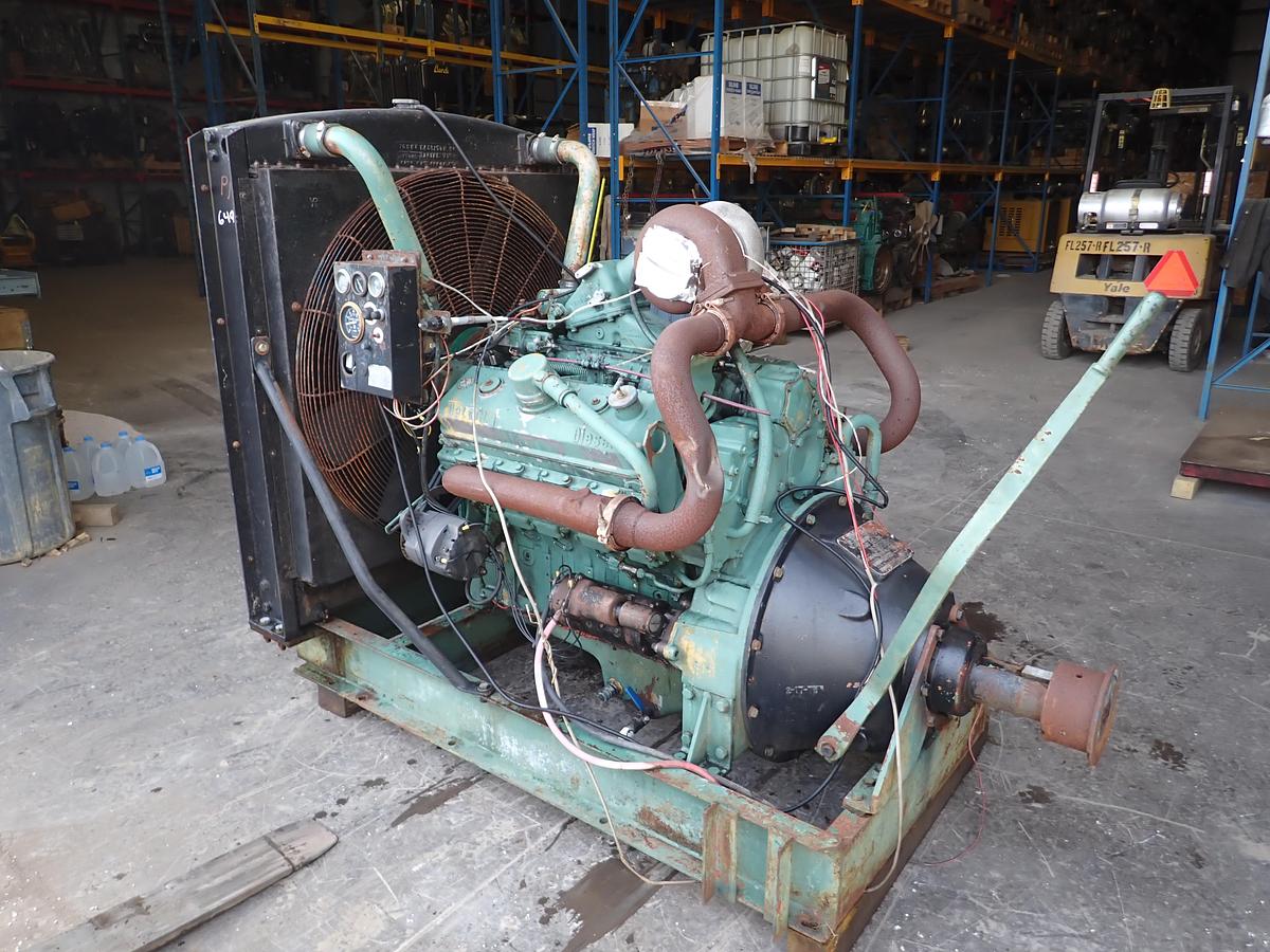 Used Detroit Diesel 8V71TA Industrial Engine w/ PTO CLUTCH!