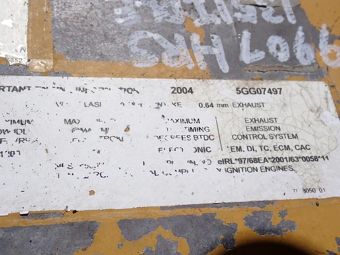 Used 2005 CAT 3126B 325C Excavator Engine 201-4205