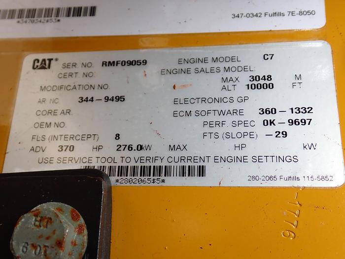 CAT C7 Diesel Truck Engine RMF 370 HP NEW!