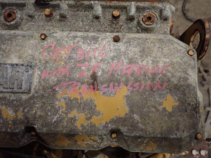Used Caterpillar 3116 DITA Turbo Diesel Engine MARINE! ZF Gear CAT Boat