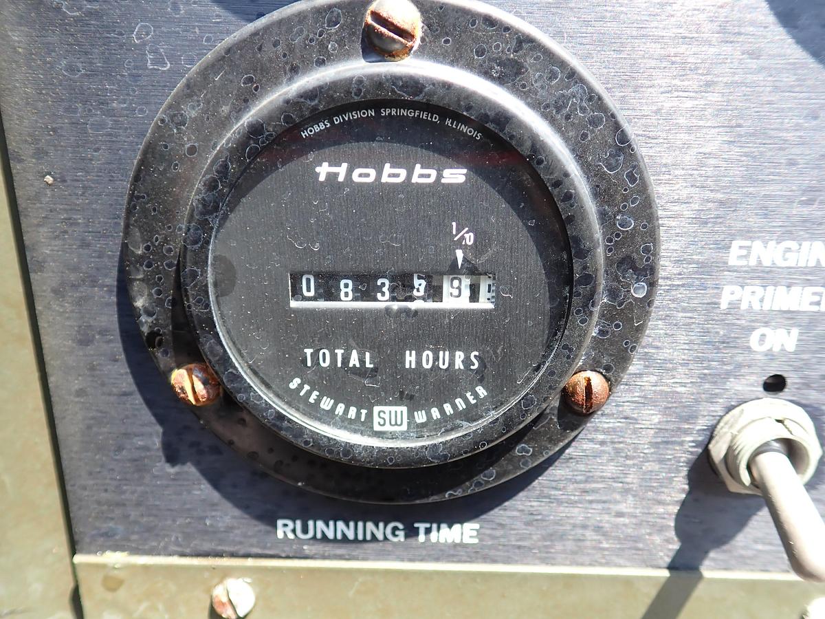 Used 1990 Libby MEP007B 100 KW Diesel Generator GOV'T SURPLUS