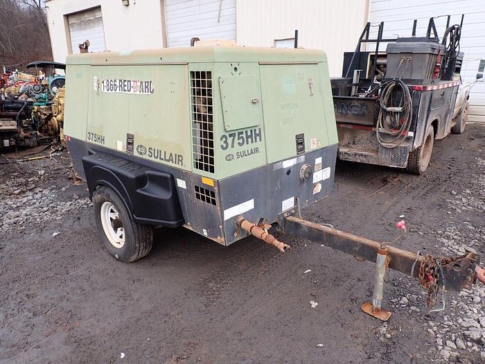 Used 2012 Sullair 375HH Air Compressor HIGH PRESSURE! VIDEO! 200 PSI 375 CFM Towable