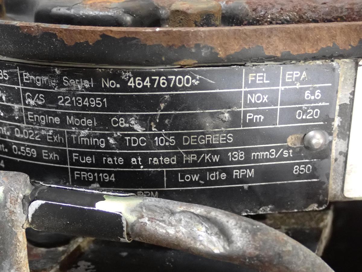 Used 2005 Cummins 6CTA 8.3 Diesel Engine CPL 8185