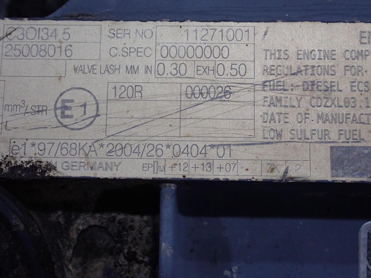 Used 2012 Deutz D2011 L03I Diesel Engine POWER UNIT w/ PTO CLUTCH!