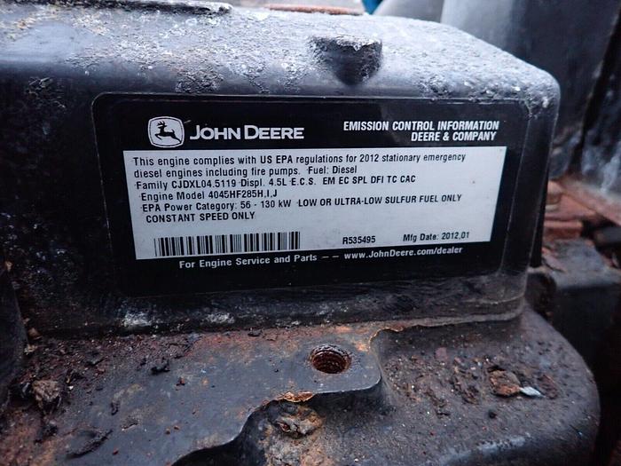 Used John Deere 4045HF285 Turbo Diesel Engine POWER UNIT! RUNS EXC. 4045 4045T