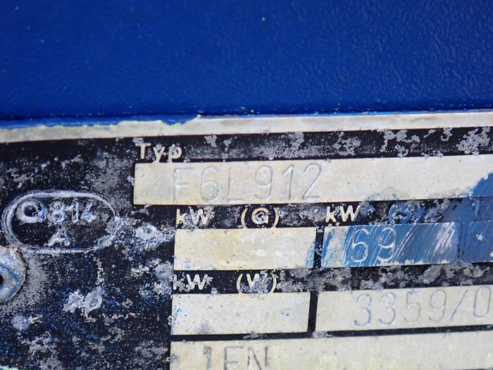 Used DEUTZ F6L912 Diesel Power Unit