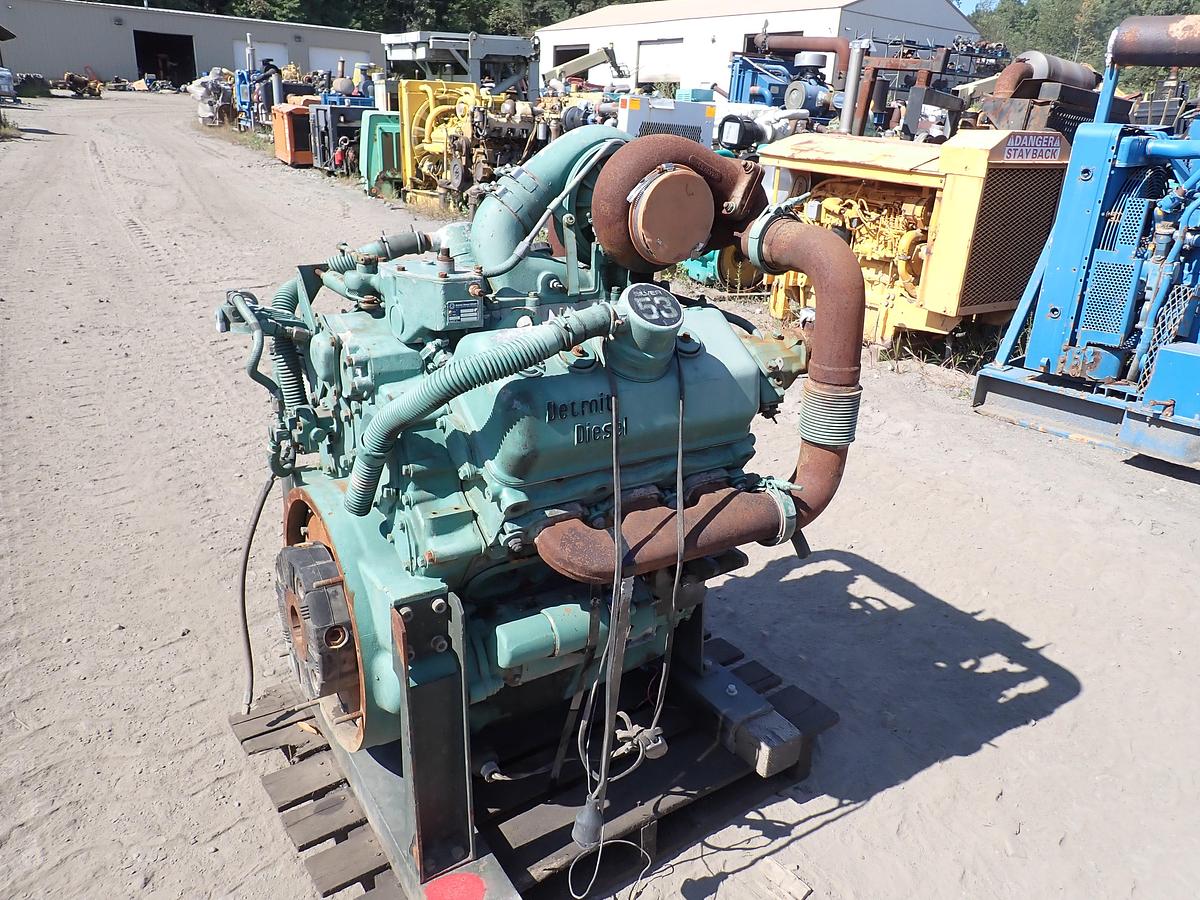 Used Detroit Diesel 6V53T Turbo Engine 5063-539X 300 HP!