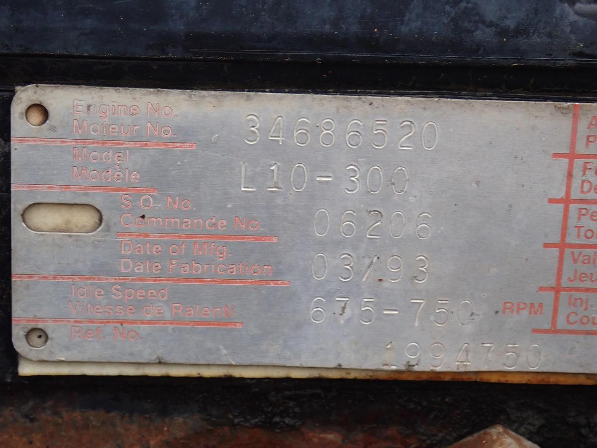 Used 1993 Cummins LTA10-300 Diesel Truck Engine CPL 1558