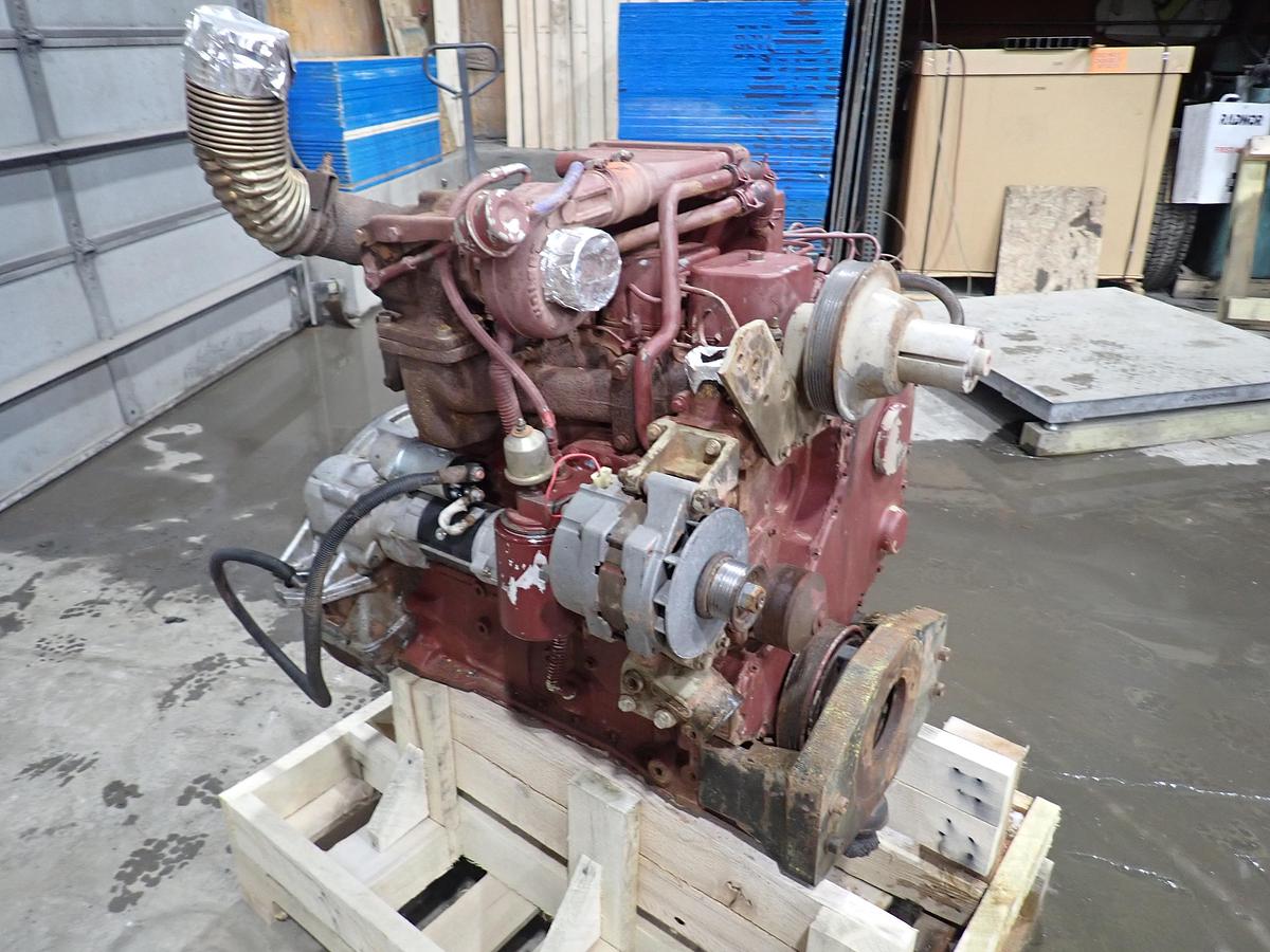 Used 2004 Cummins B3.9C 125 Turbo Diesel Engine P PUMP! CPL 2264