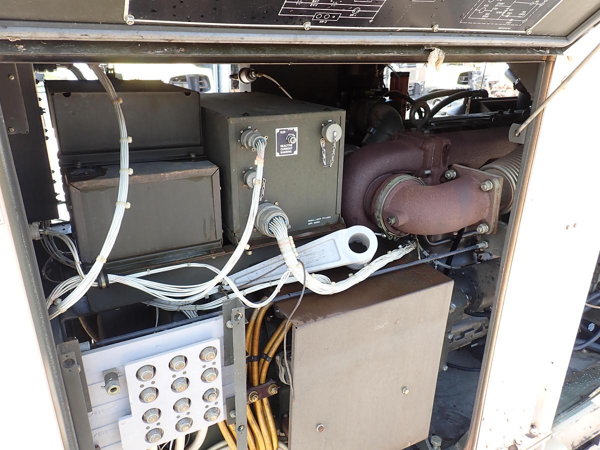 Used 1990 Libby MEP007B 100 KW Diesel Generator GOV'T SURPLUS