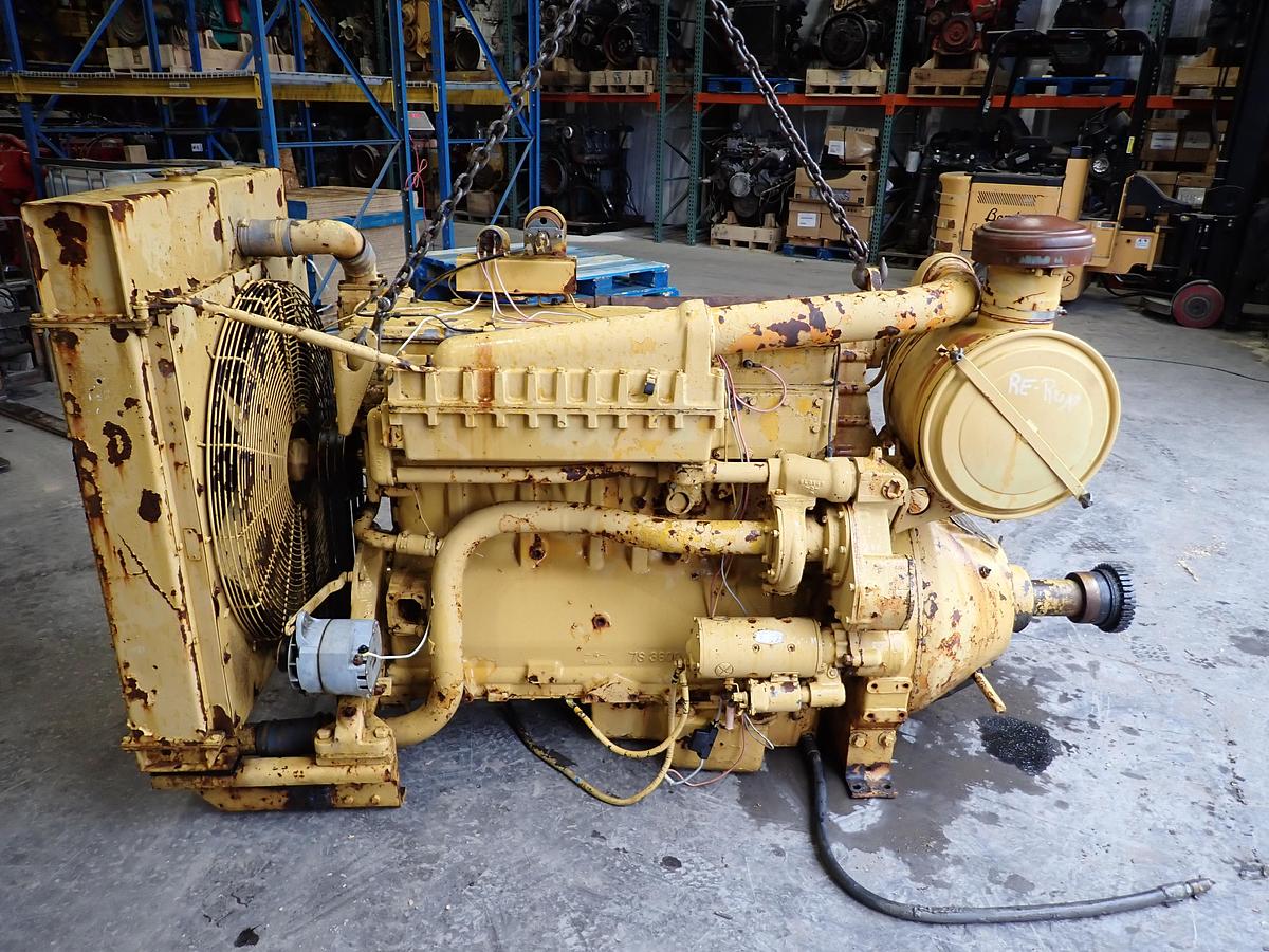 Used CAT D343 Diesel Engine POWER UNIT w/ PTO CLUTCH