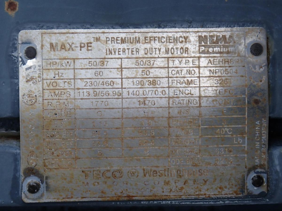 Used Gorman Rupp PA6C60-B 6" ELECTRIC Water Pump