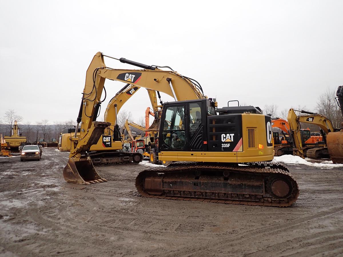 Used 2017 CAT 335F LCR Hydraulic Excavator w/ PROGRESSIVE THUMB!