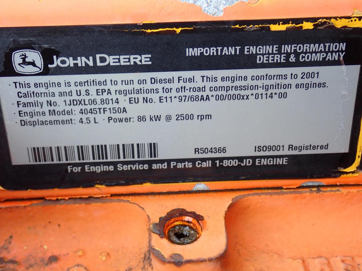 Used 2001 John Deere 4045TF150 Diesel Engine 115 HP