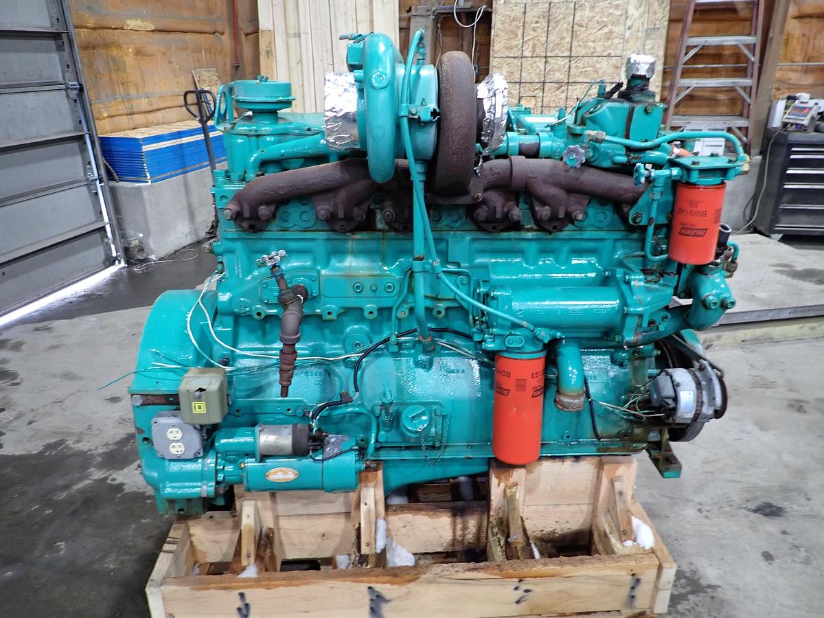 Used 1990 Cummins NT855-G4 Turbo Diesel Engine CPL 849 87 HOURS!