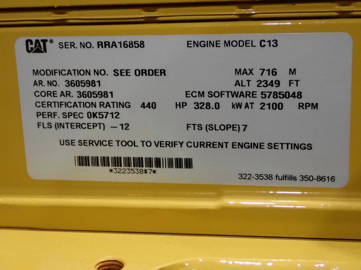 2023 CAT C13 Diesel Engine FACTORY SURPLUS UNUSED