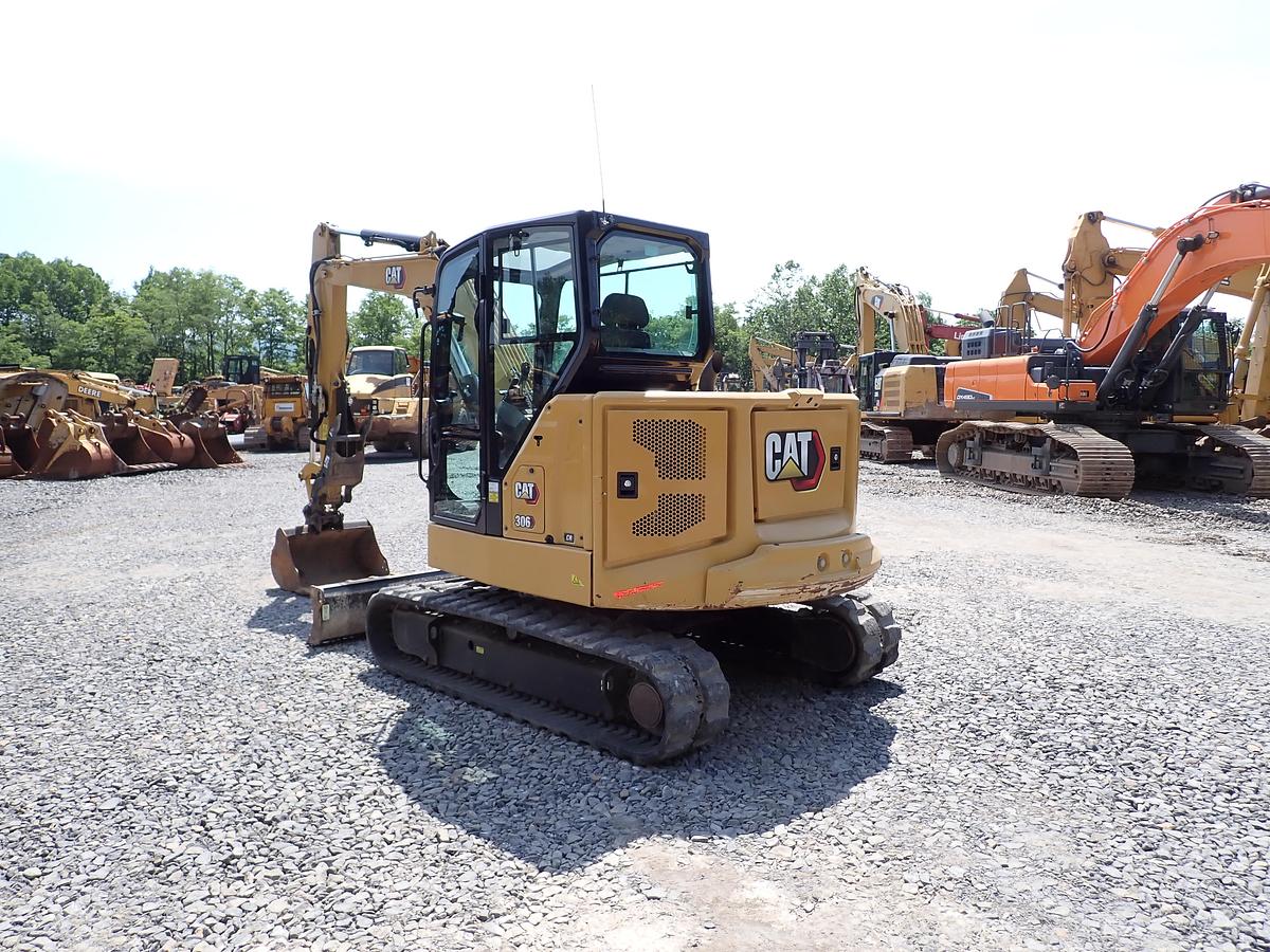 Used 2020 CAT 306 CR Hydraulic Excavator THUMB 1500 HOURS